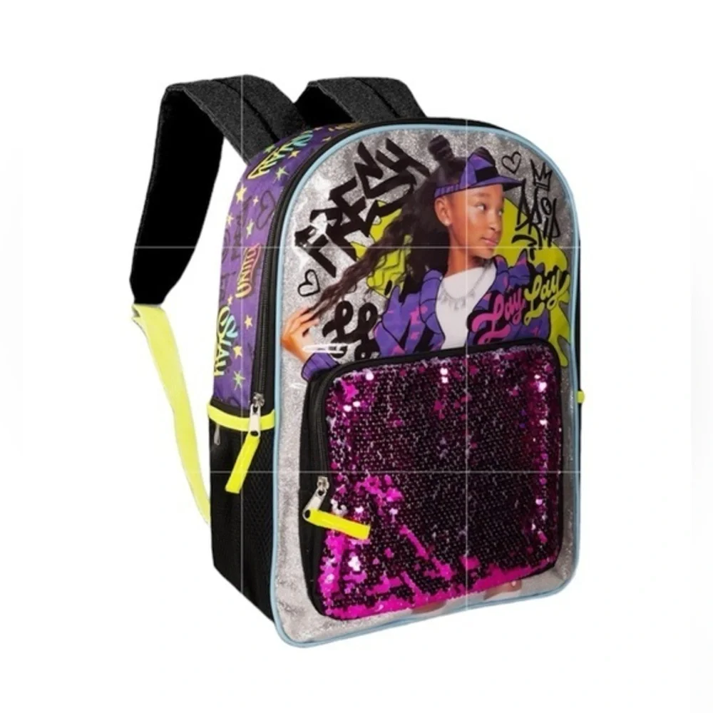 That Girl Lay Lay Nickelodeon Kids Backpack Sequin NWT